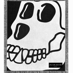New Sealed Limited Edition Bored Ape Yacht Club Skull Throw Blanket/Rug BAYC